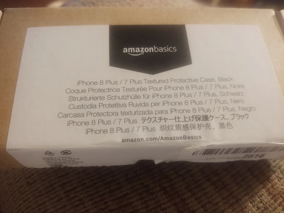 iPhone 7, 8 Plus Textured Phone Case Black - Image 3 of 3