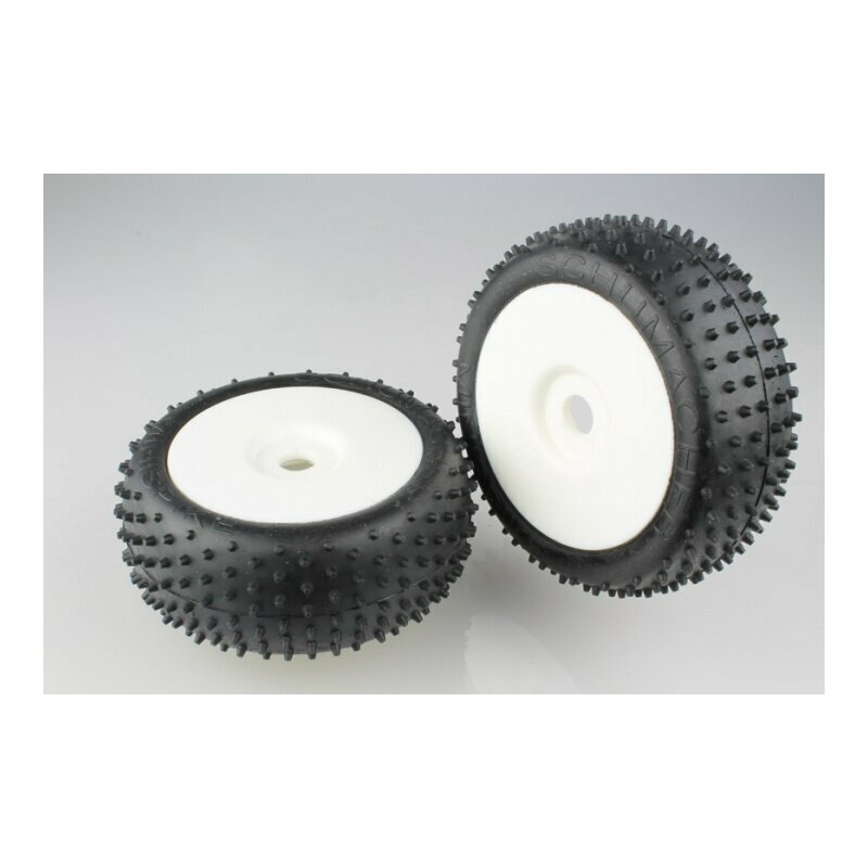Schumacher 1/8 Buggy Mini Spike Pre-Mounted Wheels and Tires