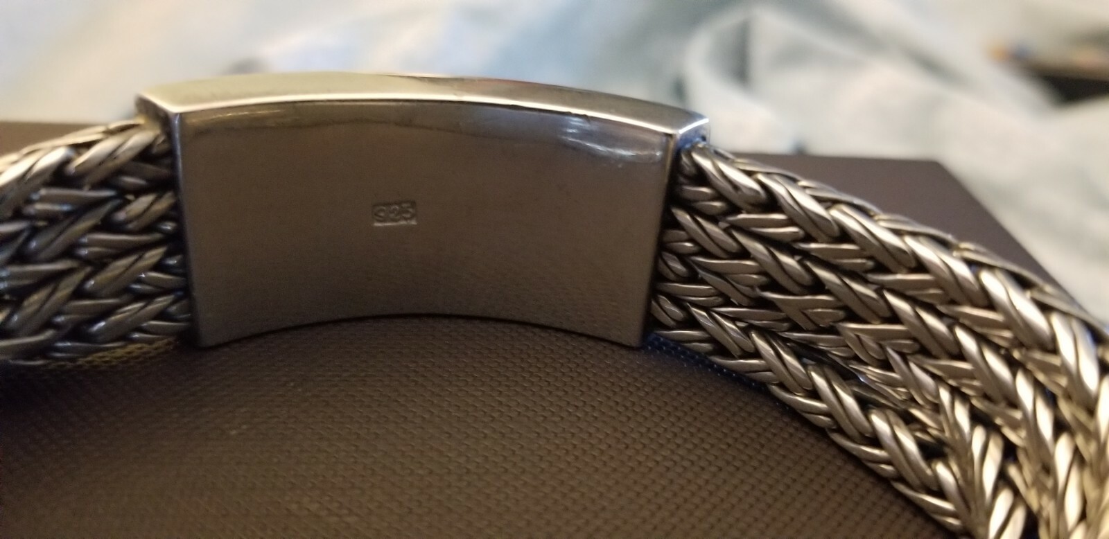 Custom Silver Bracelet Very Different fits 8" wri… - image 2