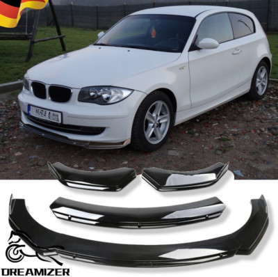 Spoilerschwert Frontspoiler Spoilerlippe Schwarz glänzend für 1er E81/E87