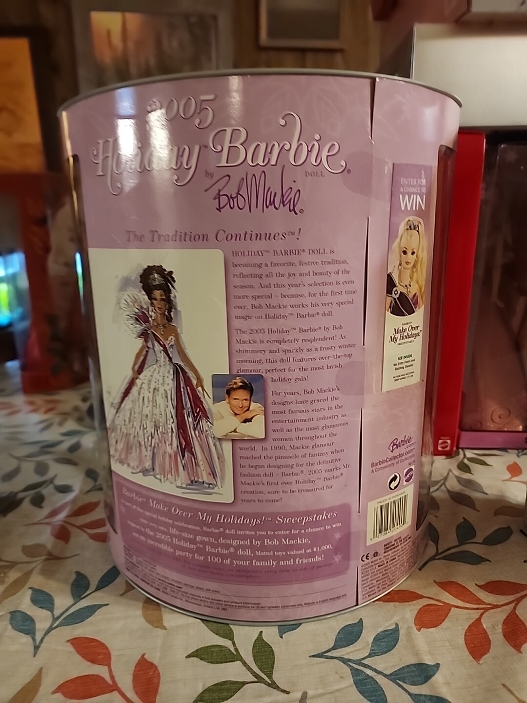 2005 Holiday Bob Mackie Barbie Doll African American by Mattel H0178 Sealed