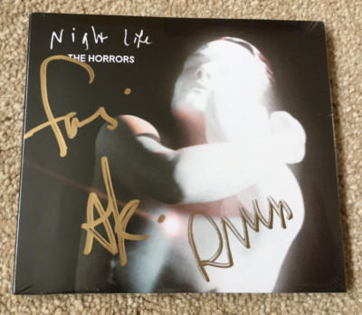 HORRORS: Night Life FULLY SIGNED CD: Sealed PERFECT