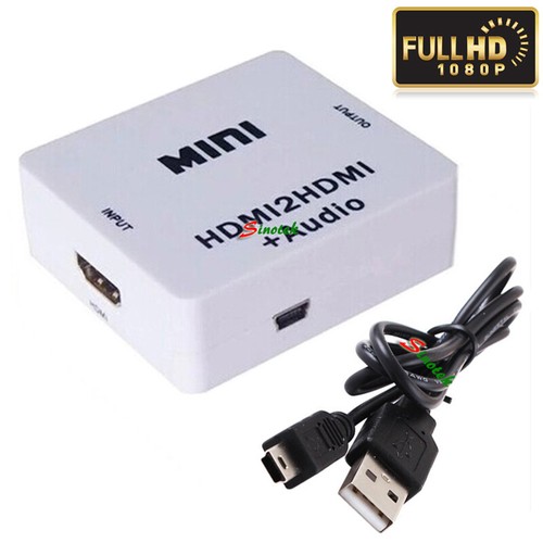 HD zu HD Audio Extractor Konverter Decoder Adapter Schalter Separator HD 1080P - Bild 2 von 9