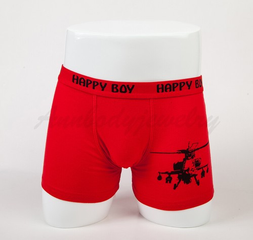 1pc Size 3 5 7 9 11 years Comfort Cotton Boys Boxers Briefs Cute Kids Underwear - Picture 18 of 46