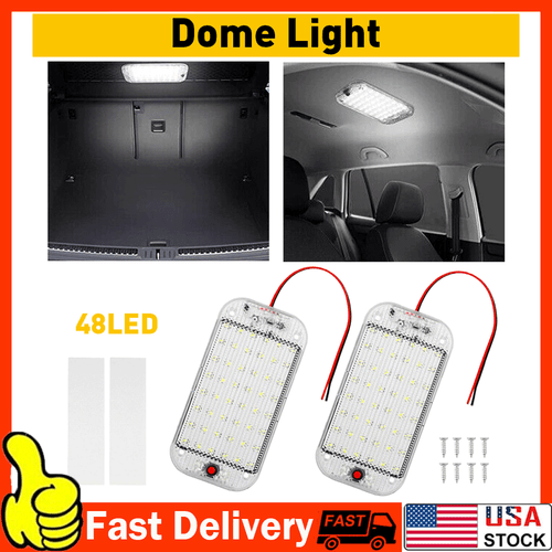 2Pcs 12V LED RV Ceiling Dome Light Car Interior Lighting for Trailer Camper RV - Picture 12 of 14