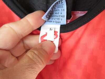 Combi Cuissard cycliste EXTREME by ESTEVE cycling short Codi Sports rouge L