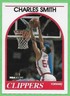 1989-90 NBA Hoops Basketball Charles Smith RC #262 Los Angeles Clippers👍