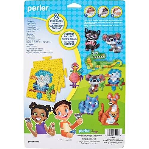 Koala and Friends Fuse Bead Craft Kit for Kids, Multicolor 2004 Piece