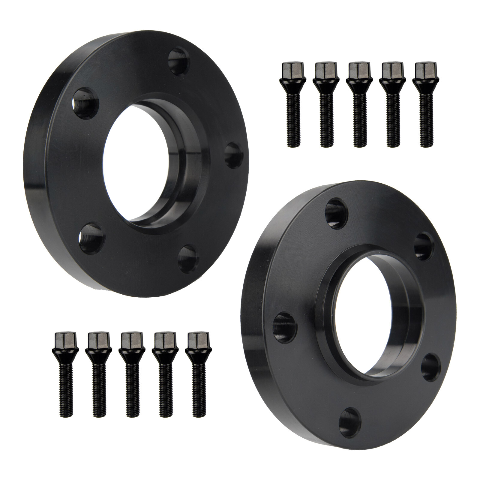 20mm-5X120-M12*1.5''-72.56 +10pc BOLTS Wheel Spacers Adapers Fits BMW 2pcs
