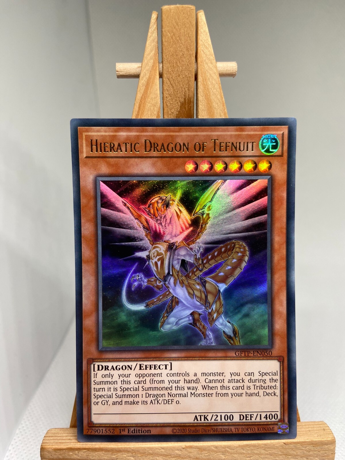 Yu-Gi-Oh! Carta Hieratic Dragon Of Asar (GAOV-EN024) - Galactic Overlord - 1st Edition - Rara - 2