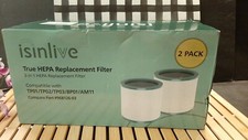 Isinlive TP01 True HEPA Replacement Filter Fits Dyson Tower Purifier 2 Pk 968126