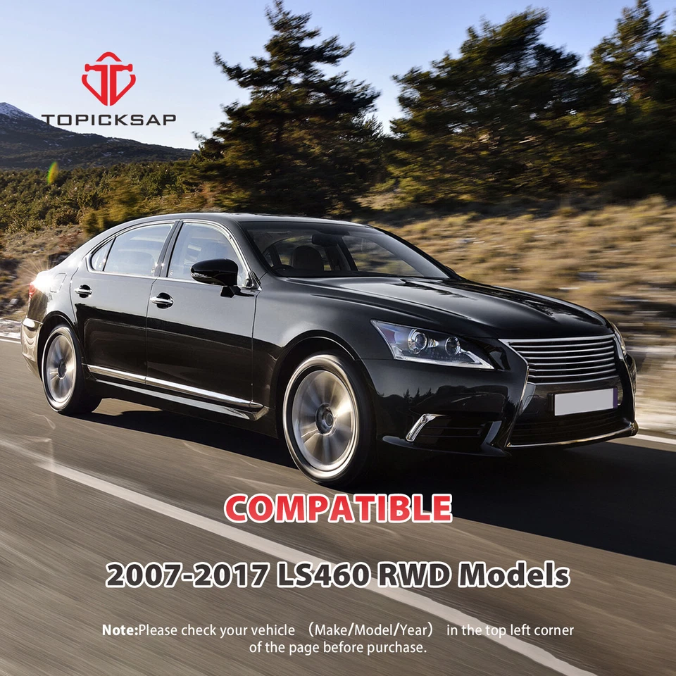 Kit de braços de controle de suspensão dianteira superior inferior 8 peças para 2007-2017 Lexus LS460 RWD - Imagem 3 de 4