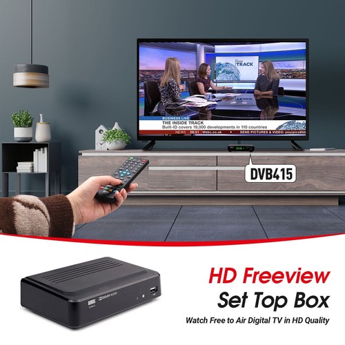 Freeview Set Top Box Recorder 1080P Receiver USB PVR HDMI Scart Media