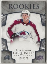 2017 2017-18 Exquisite Collection Rookies #R22 Alex Kerfoot 158/275 Colorado