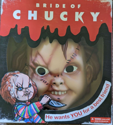 Bride of Chucky MASKE Killerpuppe Adult Mask one size Original Mezco