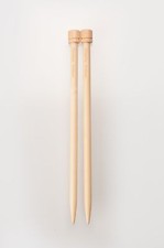 ChiaoGoo 9 Inch Moso Bamboo Natural Single Point Knitting Needles - 1011
