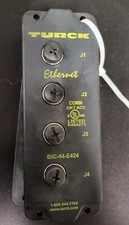 TURCK BIC-44-E424 Network Junction 4 Port M12 D coded to rj45 bulkhead