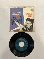 GENE VINCENT CAPITOL - BLUE JEAN BOP! - PART 1 - EAP-1-764 - 4 Songs 45 RPM