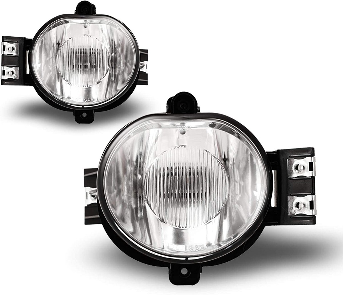 Ds-auto-parts Fog Light Set With 9006 Bulbs – Fits 2002-2008 Dodge Ram & 2004-2006 Dodge Durango – Pair