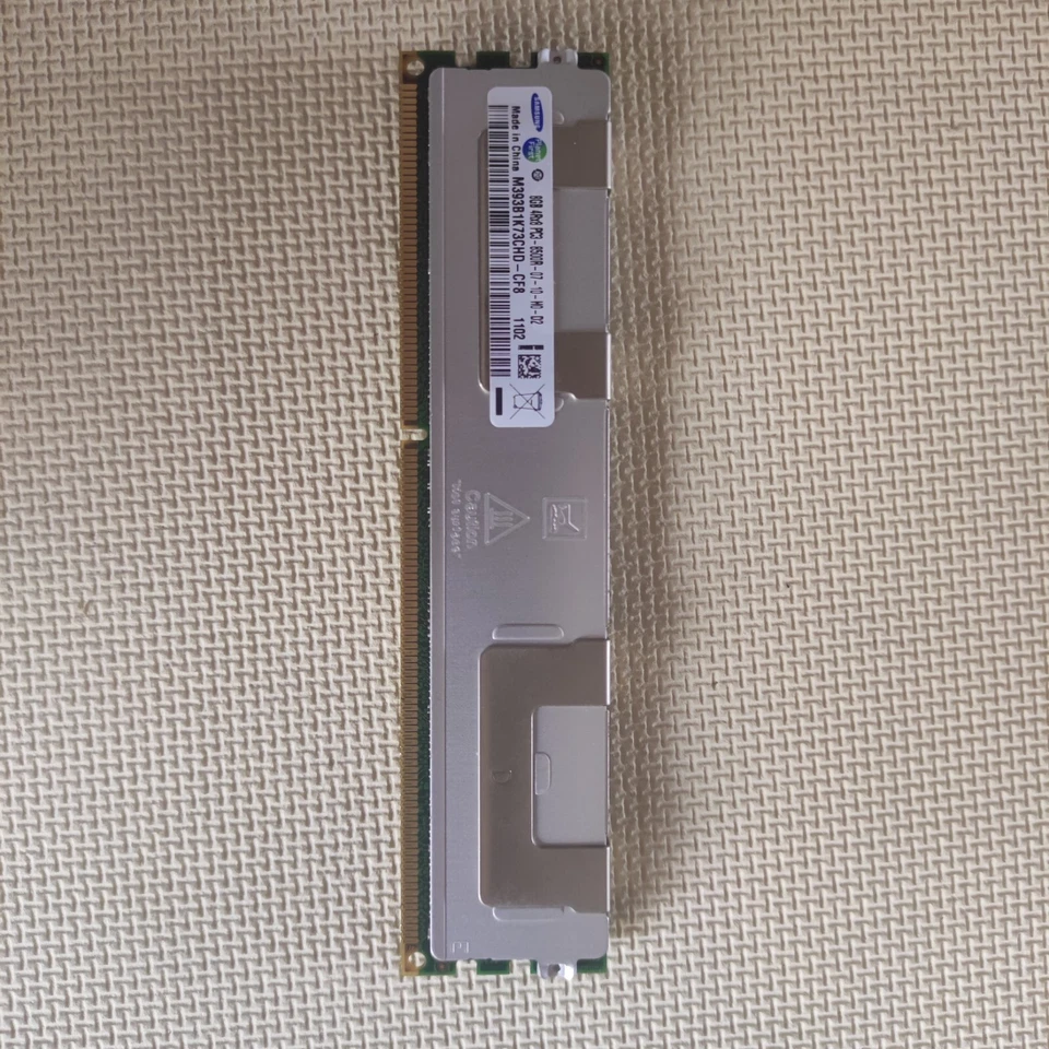 Dell 3XWJ8 8GB 240-Pin PC3-8500R DDR3-1066MHz 4RX8 FBDIMM ECC Memory - Image 2 of 2