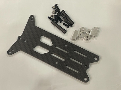 Carbon Fiber Upper Chassis For 1/10 Traxxas Rustler 2WD VXL / XL5 CF