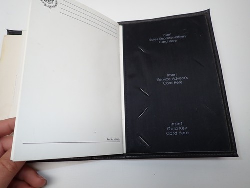 Vintage 1988 Cadillac Seville Owners Manual & Warranty Assistance Information - Picture 14 of 15