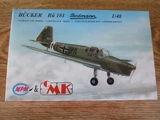 MPM/CMK - Bücker Bü 181 Bestmann, 1/48 Scale Airplane Kit