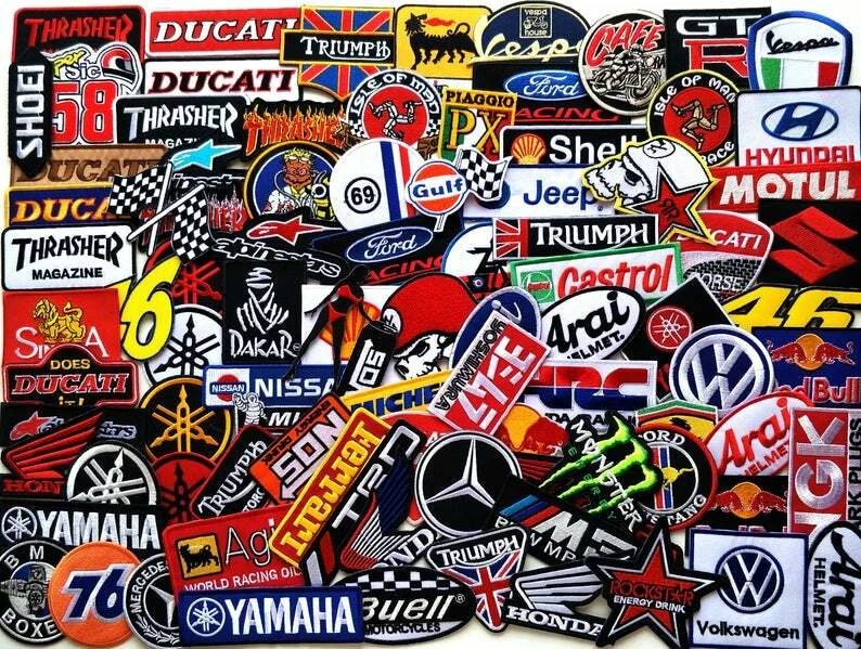 Mix Lot Patchs Wholesale Random Iron On Patch Sew Motif Embroidered Biker - Image 4 of 4