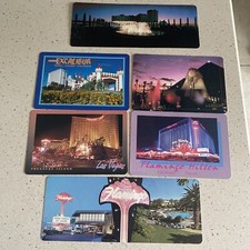 Vintage Las Vegas Strip  Hotels Postcards Lot Of 6 Unposted Free Shipping