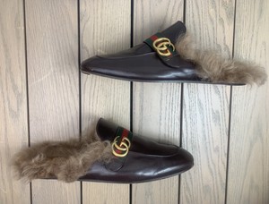 gucci fur loafers mens