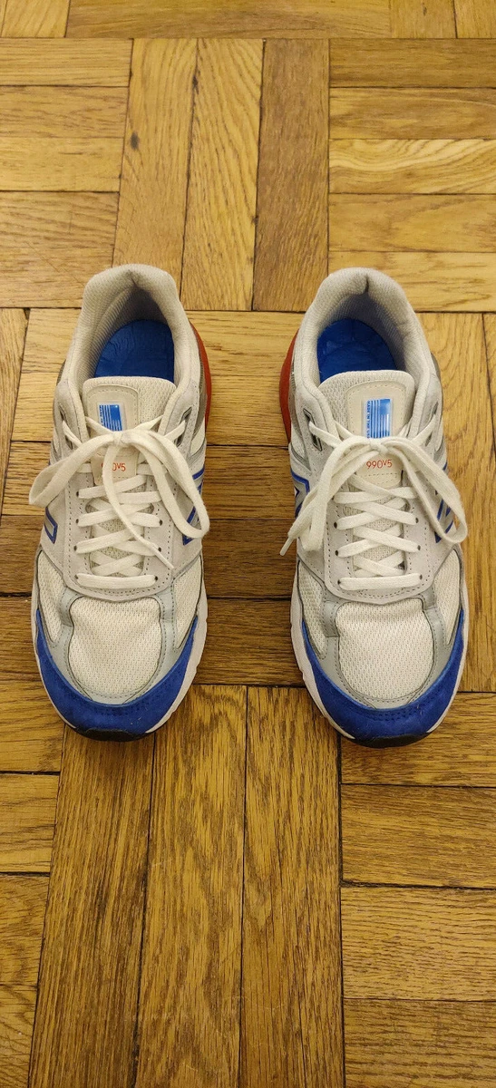 New Balance 990v5 Made in USA (Nimbus Cloud/Team Royal/Team Red