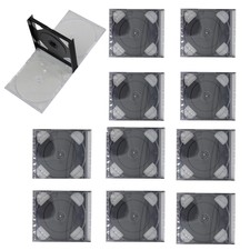 10x Quad 4-Disc CD Video Game Replacement Case Holder For Sony PlayStation 1 PS1