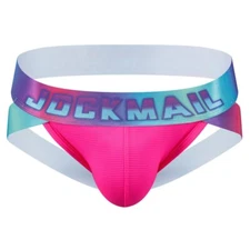 JOCKMAIL Men's Lifting Hip Underwear G-thong Mesh Pouch Brief Short Sexy Bikini