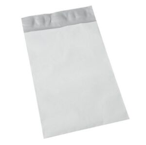 100 10"X13" White Poly Mailers Envelopes Self Seal Plastic Shipping Bags 2.35Mil 
