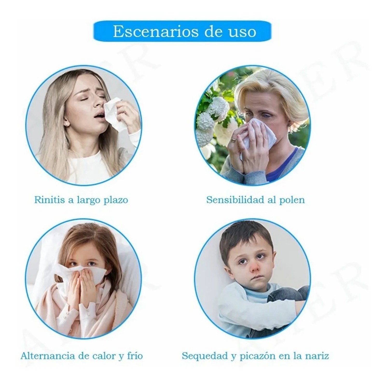 300ml Nose Rinse Bottle Food Grade Washing Nasal Irrigation System Cleaner F