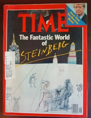 Time Magazine - The Fantastic World Of Saul Steinberg - April 1978