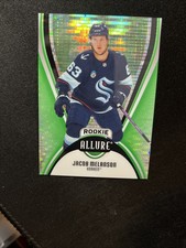 25-26 UD Allure Hockey Green Quartz Parallel Rookie 127 Jacob Malanson /99