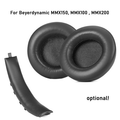 Replacement Ear Pads Cushions /Headband For Beyerdynamic MMX150 MMX100 MMX200