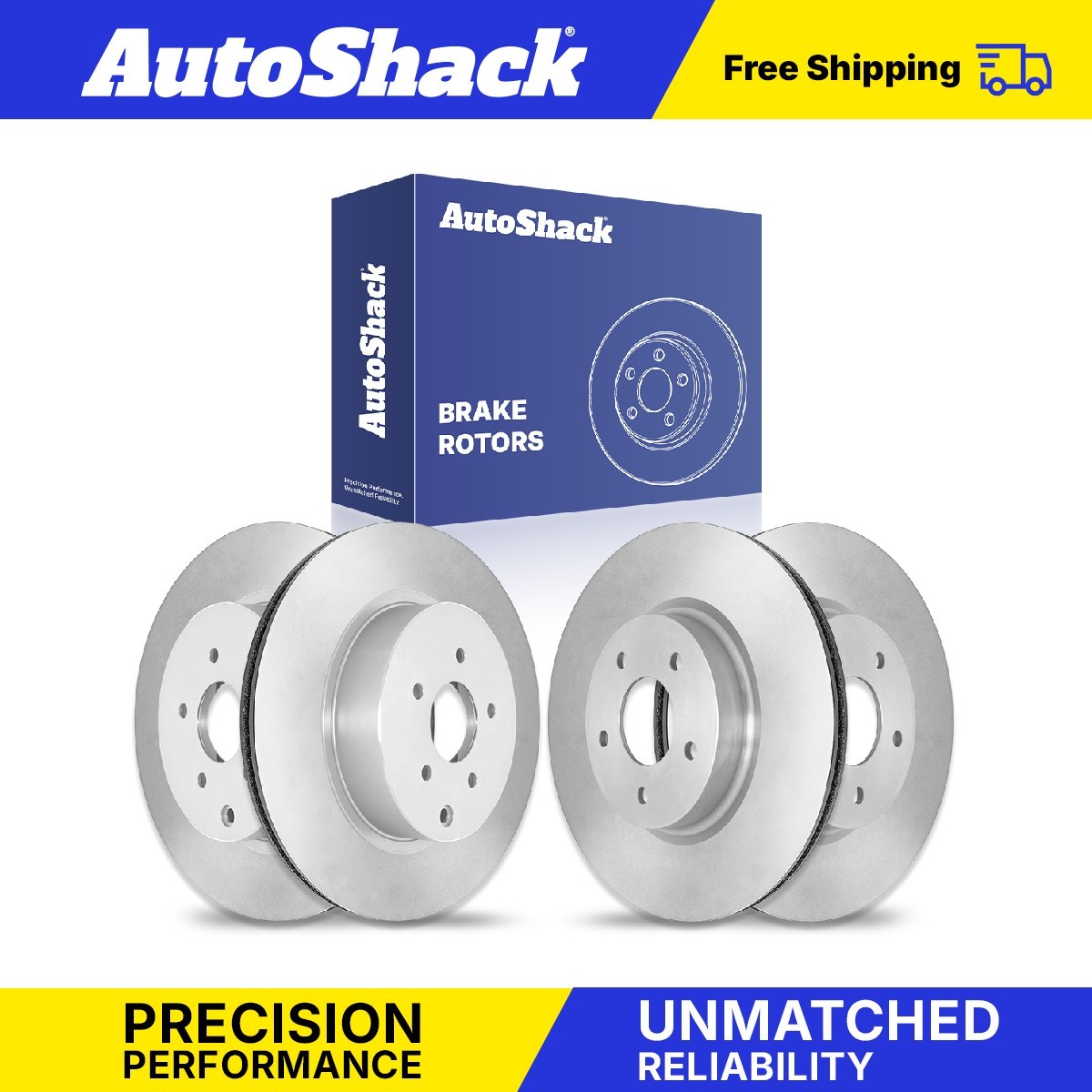 2011-2017 Nissan Quest & 2016 Pathfinder V6 Front Rear Brake Rotors Set