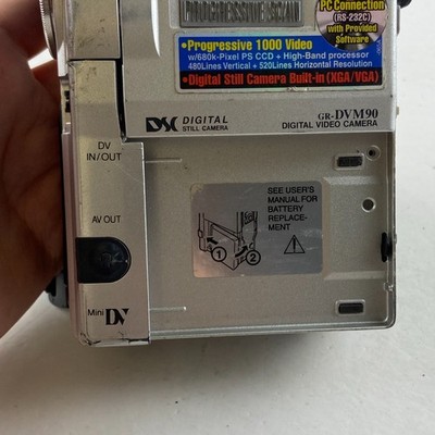 JVC GR-DVM90U MiniDV Digital Still Camera 2.5