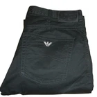 Armani Jeans J21 Regular Fit Straight Stretch Denim W32 L32 Black Mens j81qy
