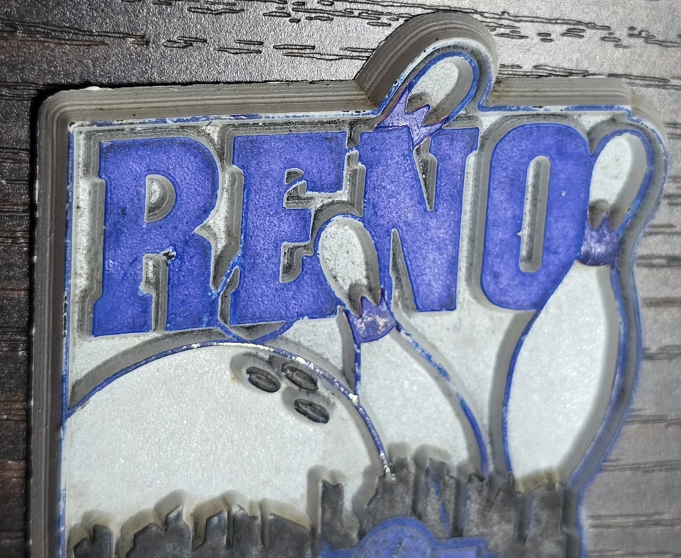 2" Reno City Nevada Bowling Collectible Locker Bowl Fridge Magnet  - Image 3 of 4