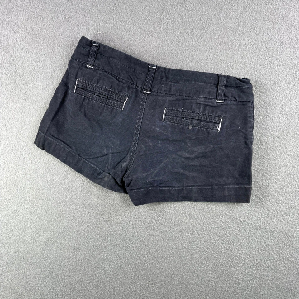 OP Ocean Pacific Shorts Girls Size 1 Black Cotton Blend Casual Beach Resort - Image 2 of 4