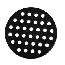 9-inch Enameled Cast Iron Bottom Fire Grate, BBQ High Heat Charcoal Plate for...
