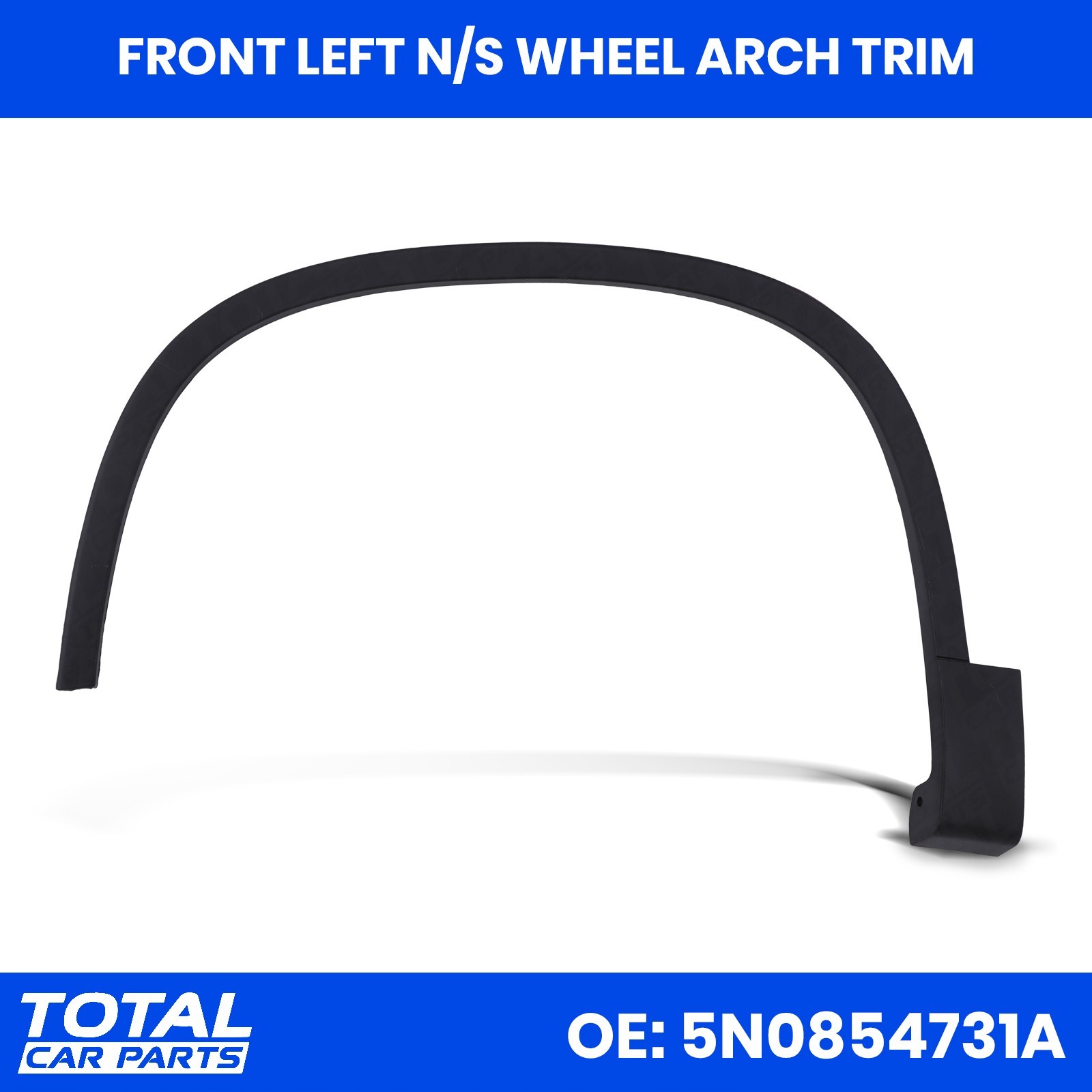 FRONT WHEEL ARCH TRIM LEFT NEARSIDE OEM STYLE REPAIR FOR VW TIGUAN MK1 2007-2018