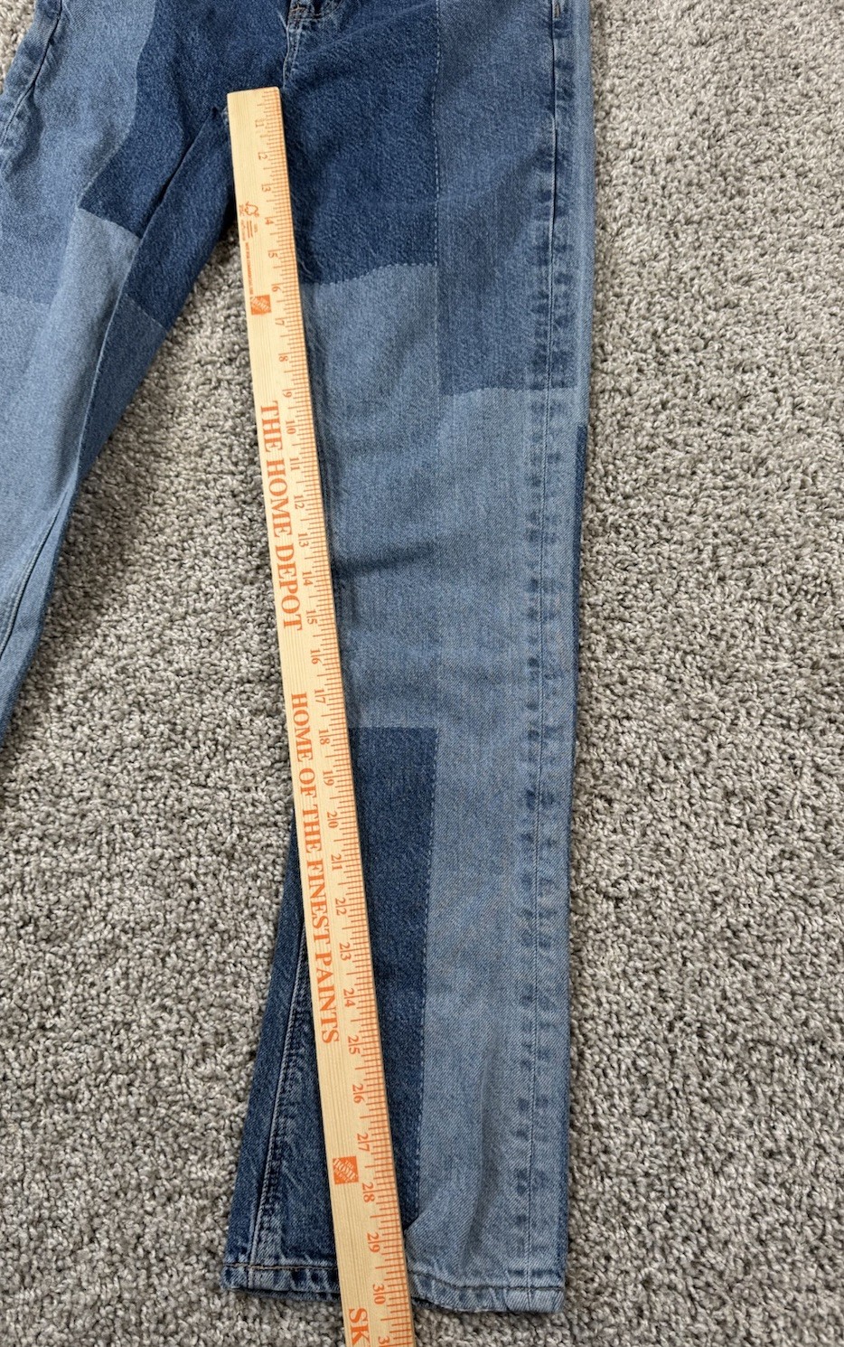 American Eagle 90s Bootcut Patchwork Jeans Denim … - image 9