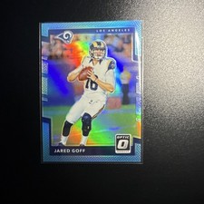 2017 Panini Donruss Optic Jared Goff #97 Aqua Prizm /299 Los Angeles Rams