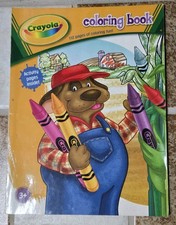 Vintage Crayola Coloring Activity Book 112 Pages New Ages 3