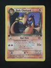 Dark Charizard 21/82 Team Rocket Pokemon MP 1st Edition