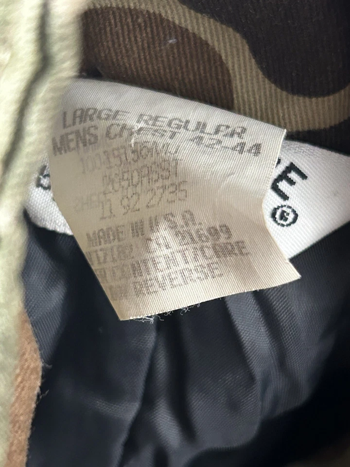 Wall's Zero-Zone Insulated Outerwear Camo Hunting Coverall Men 42x44 L/Reg USA - Image 3 of 4